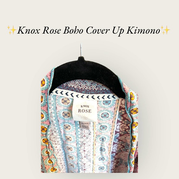 ✨Knox Rose Boho Cover Up‎ Kimono. Size XL/XXL✨ - Picture 8 of 11